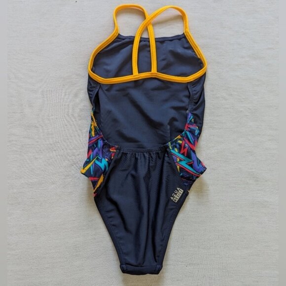 Nabaiji Girls' Lexa Chlorine-Resistant One-Piece Swimsuit - Picture 2 of 7